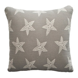 Starfish Smoke Accent Pillow - Decorative Pillows