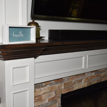 Fireplace Surround and Entertainment Center