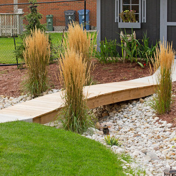 Dry Stream Landscape & Walkway