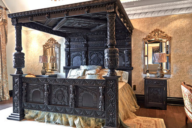 Carved Four Poster bed