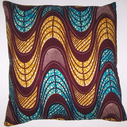 African  wax print pillow covers - Decorative Pillows