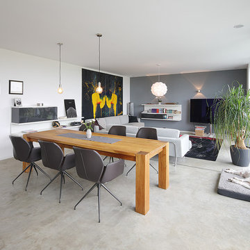 modernes Holzhaus als KFW 40+ Haus