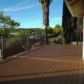 Custom Trex Composite Deck Built From Scratch – El Dorado Hills, CA