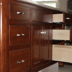 Custom Built Mission style Vanity - Bathroom Vanities And Sink Consoles