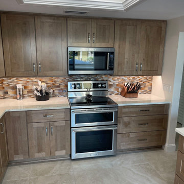 Kitchen Remodel Done With New Kitchen Solvers Classic Collection Cabinets