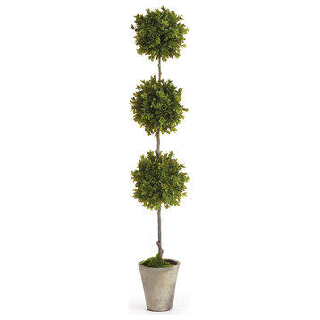 Barclay Butera Faux Boxwood Topiary Potted, 36"