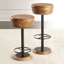 Arteriors Caymus Counter & Bar Stools in Natural Wood/Natural Iron - Products