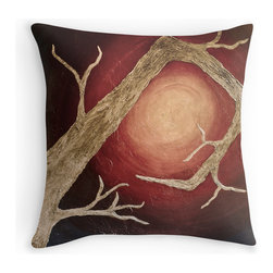 Mabon Sun throw pillow by Ruby Rose Studio - Decorative Pillows