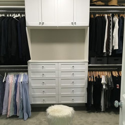 Custom His and Hers Closet - Closet Organizers