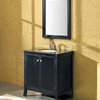Fresca Thames 34" Traditional 1-Sink Bathroom Vanity, Baltic Brown Countertop