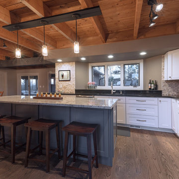 Hawthorn Woods Rustic Kitchen Renovation