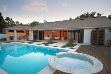 Transitional pool photo in Other