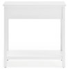 Coventry 32" Wood Entryway/Console/Sofa Table, Drawer and Shelf, White