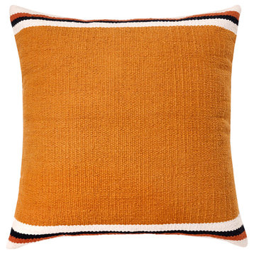 Southwestern Woven Bordered Stripe Throw Pillow, 20" x 20"
