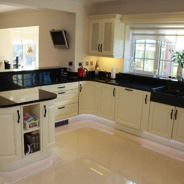 Ivory Kitchen with Raised panel door