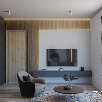 54 sqm Apartment Interior Design - Morocco