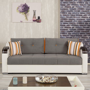 Divan Deluxe Sofa Bed | Golf Gray