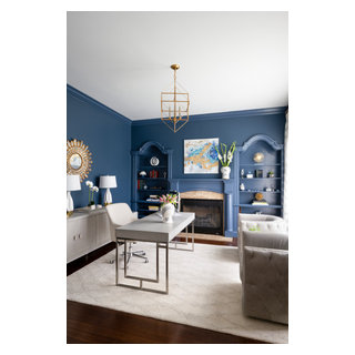 Haute Home Office - Transitional - Home Office - New York - by Laurie ...