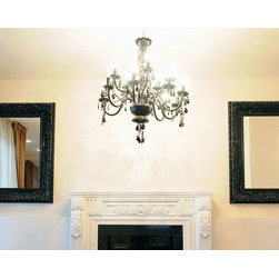 Black frame wall mirrors set - Wall Mirrors