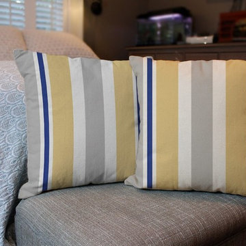 Striped Throw Pillows