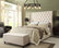 Park Avenue Linen Tufted Bed With Vintage Wing, Desert Sand, Eastern King