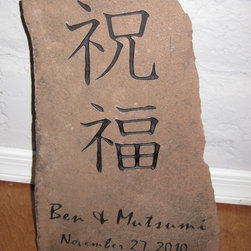 Address Stone Marker - Garden Statues And Yard Art