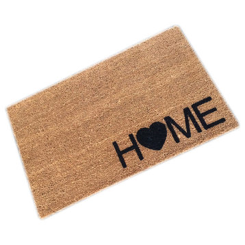 Hand Painted "Home" Doormat, Black Soul