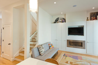 Inspiration for a transitional living room remodel in San Francisco
