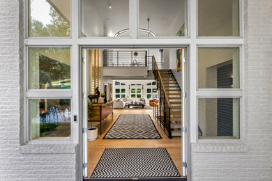 Example of a trendy entryway design in Baltimore