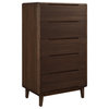 Currant 5 Drawer Chest, Oil Finish