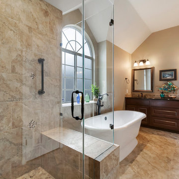 Round Rock Traditional Master Bath Remodel