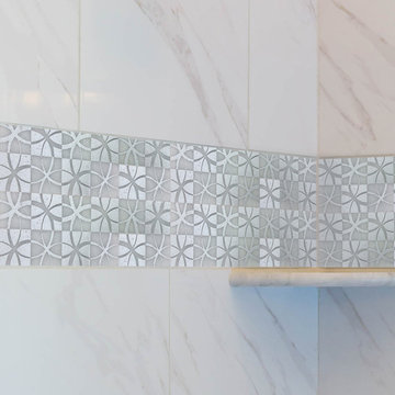 Hand-Carved Marble Border- Daisy