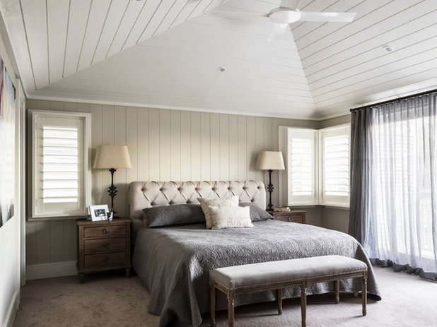 Beach Style Bedroom by Walter Barda Design