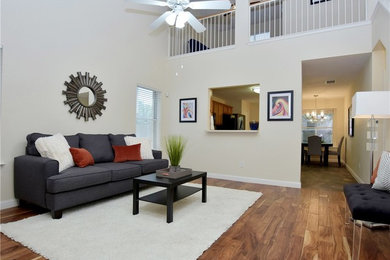 Inspiration for a living room remodel in Austin