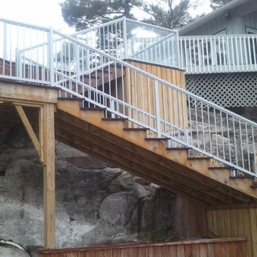 Waterfront Deck + Stairs