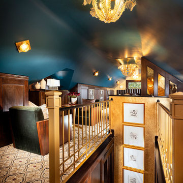 Gold Train Car Attic Master Suite