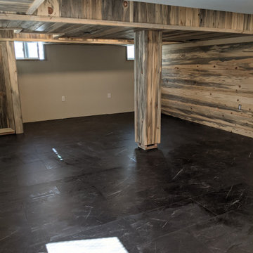 The Beetle kill pine Basement