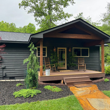 Modern Mountain Porch Addition & Exterior Facelift