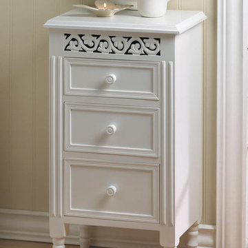 White Ivy Side Table