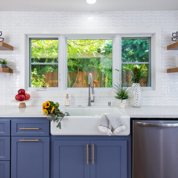 Two Toned Kitchen Remodel