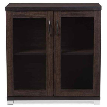 Zentra and Dark Brown Sideboard Storage Cabinet