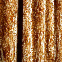 Light Weight Crushed Velvet Fabric in Topaz - Drapery Fabric