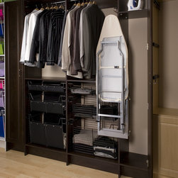 Ironing Board Folded Up - Brushed Chrome - Products