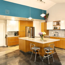 Teal Accent Wall