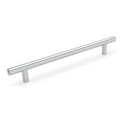 Cosmas - Cosmas 305-192CH Polished Chrome Euro Style Bar Pull - Cabinet And Drawer Handle Pulls