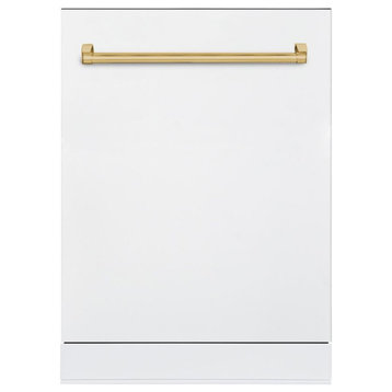 24-Inch Dishwasher with Stainless Steel Metal Spray Arms in the color WT