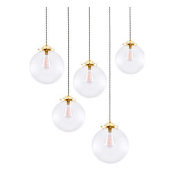 RIAD GLOBE PENDANT CLUSTER 25CM - Pendant Lighting