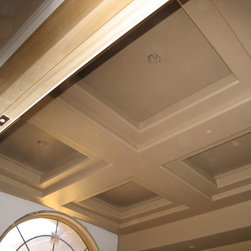 Before Tin Ceiling Tiles - Ceiling Medallions