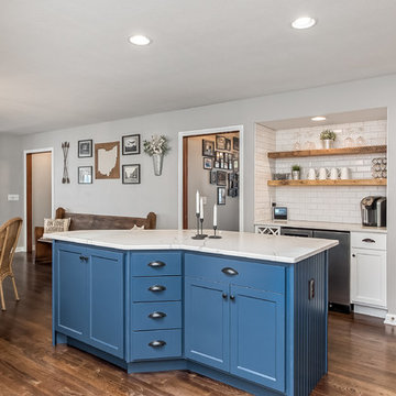 Transitional Two-Tone Kitchen Remodel