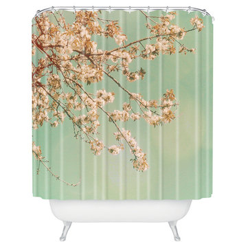 Happee Monkee Plum Blossoms Shower Curtain